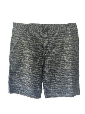 Dickies gray&white print cotton denim like shorts 5 pockets Mens sz 44